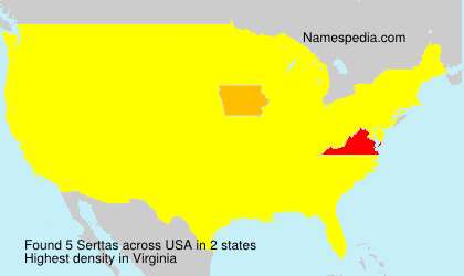 Surname Serttas in USA Surname Serttas in USA
