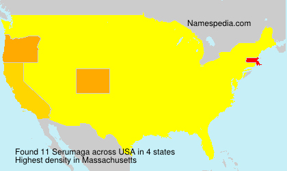 Surname Serumaga in USA Surname Serumaga in USA