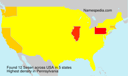 Surname Seseri in USA Surname Seseri in USA