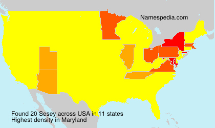 Surname Sesey in USA Surname Sesey in USA