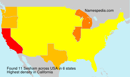 Surname Sesham in USA
