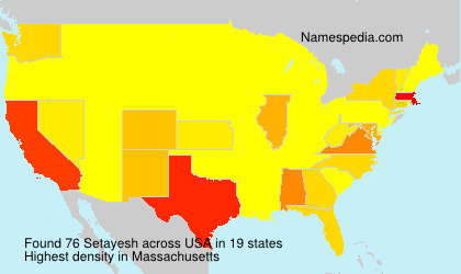 Surname Setayesh in USA Surname Setayesh in USA