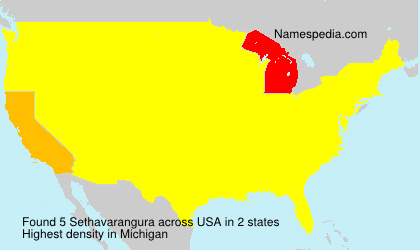 Surname Sethavarangura in USA Surname Sethavarangura in USA