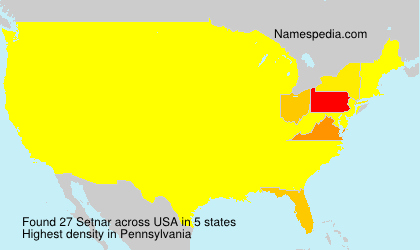 Surname Setnar in USA Surname Setnar in USA