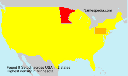 Surname Setodji in USA Surname Setodji in USA