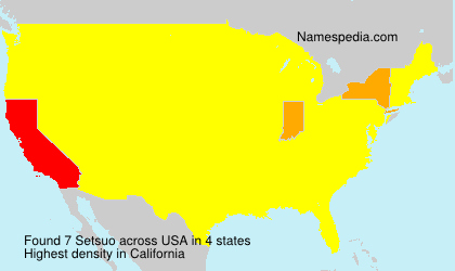 Surname Setsuo in USA Surname Setsuo in USA