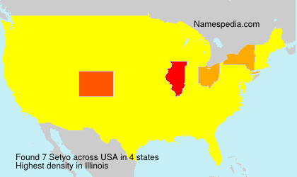 Surname Setyo in USA Surname Setyo in USA