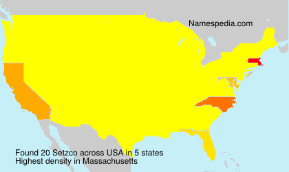 Surname Setzco in USA Surname Setzco in USA