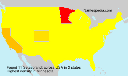 Surname Setzepfandt in USA Surname Setzepfandt in USA