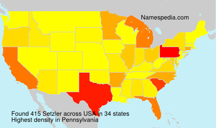 Surname Setzler in USA Surname Setzler in USA
