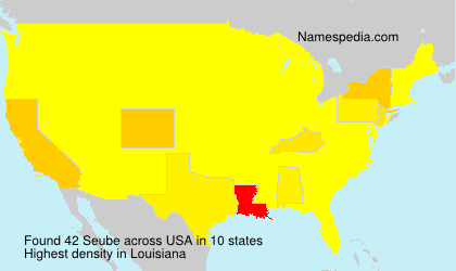 Surname Seube in USA Surname Seube in USA