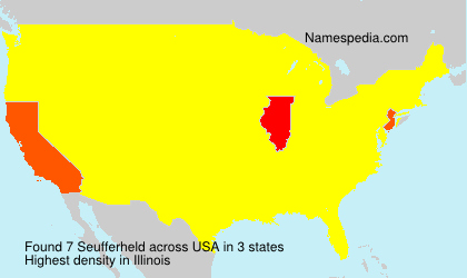 Surname Seufferheld in USA Surname Seufferheld in USA