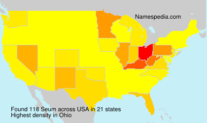 Surname Seum in USA Surname Seum in USA