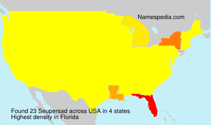Surname Seupersad in USA Surname Seupersad in USA