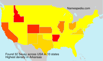 Surname Seusy in USA Surname Seusy in USA