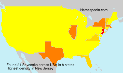 Surname Sevcenko in USA Surname Sevcenko in USA