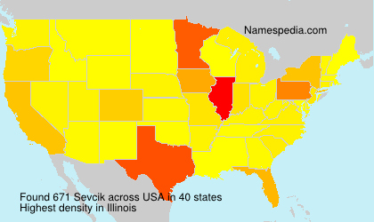 Surname Sevcik in USA Surname Sevcik in USA