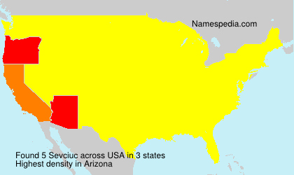 Surname Sevciuc in USA Surname Sevciuc in USA