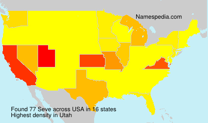 Surname Seve in USA Surname Seve in USA