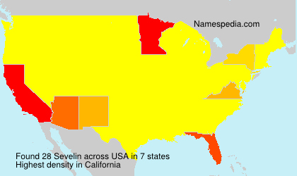 Surname Sevelin in USA Surname Sevelin in USA