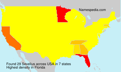 Surname Sevelius in USA Surname Sevelius in USA