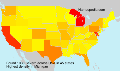 Surname Severn in USA Surname Severn in USA