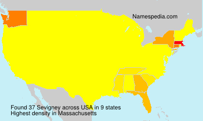 Surname Sevigney in USA Surname Sevigney in USA