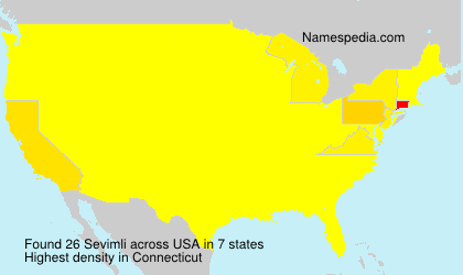 Surname Sevimli in USA Surname Sevimli in USA