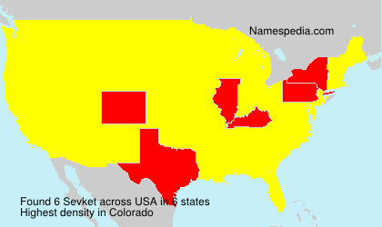 Surname Sevket in USA Surname Sevket in USA