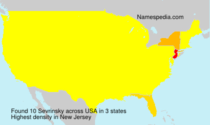 Surname Sevrinsky in USA Surname Sevrinsky in USA