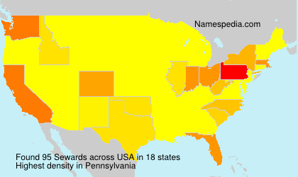 Surname Sewards in USA Surname Sewards in USA