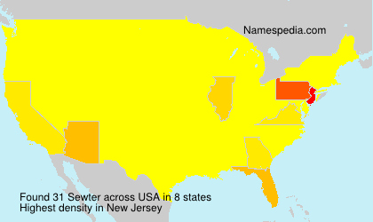 Surname Sewter in USA Surname Sewter in USA