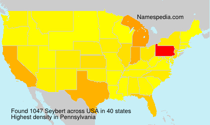 Surname Seybert in USA Surname Seybert in USA