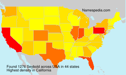 Surname Seybold in USA Surname Seybold in USA