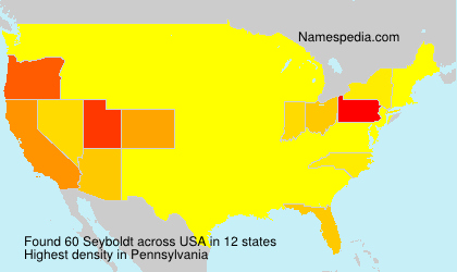 Surname Seyboldt in USA Surname Seyboldt in USA