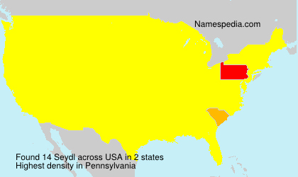 Surname Seydl in USA Surname Seydl in USA