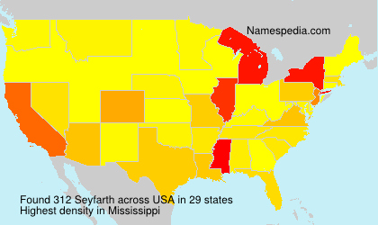 Surname Seyfarth in USA Surname Seyfarth in USA