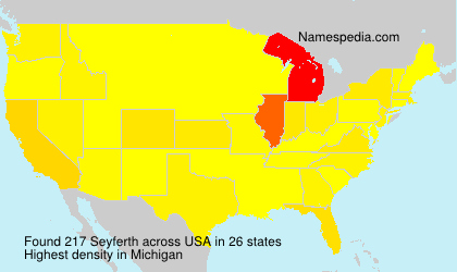 Surname Seyferth in USA Surname Seyferth in USA