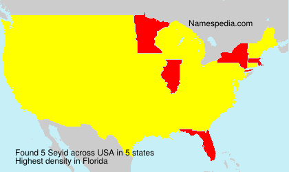 Surname Seyid in USA Surname Seyid in USA