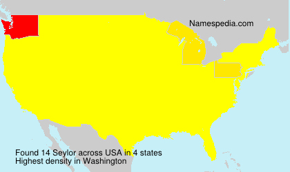 Surname Seylor in USA Surname Seylor in USA