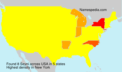 Surname Seyni in USA Surname Seyni in USA