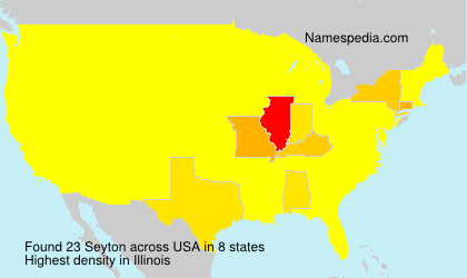 Surname Seyton in USA