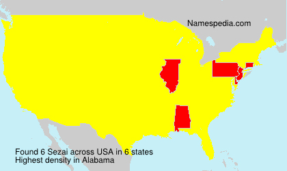 Surname Sezai in USA Surname Sezai in USA