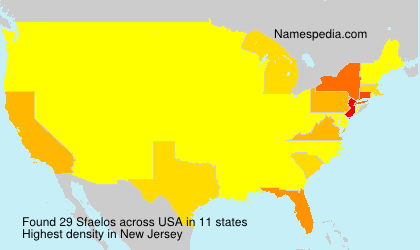 Surname Sfaelos in USA Surname Sfaelos in USA