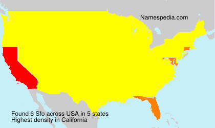 Surname Sfo in USA Surname Sfo in USA