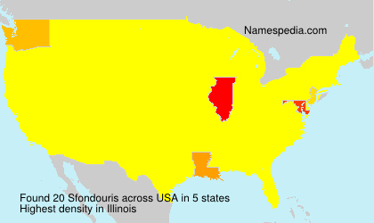 Surname Sfondouris in USA Surname Sfondouris in USA
