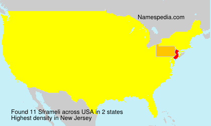 Surname Sframeli in USA Surname Sframeli in USA