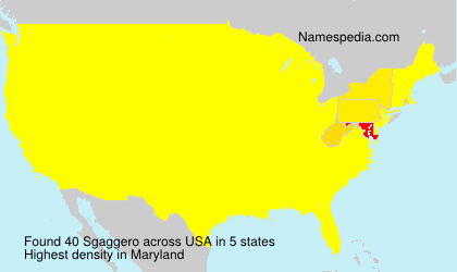 Surname Sgaggero in USA Surname Sgaggero in USA