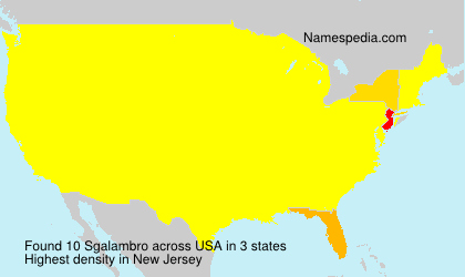 Surname Sgalambro in USA Surname Sgalambro in USA