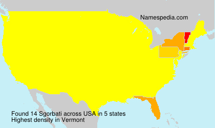 Surname Sgorbati in USA Surname Sgorbati in USA